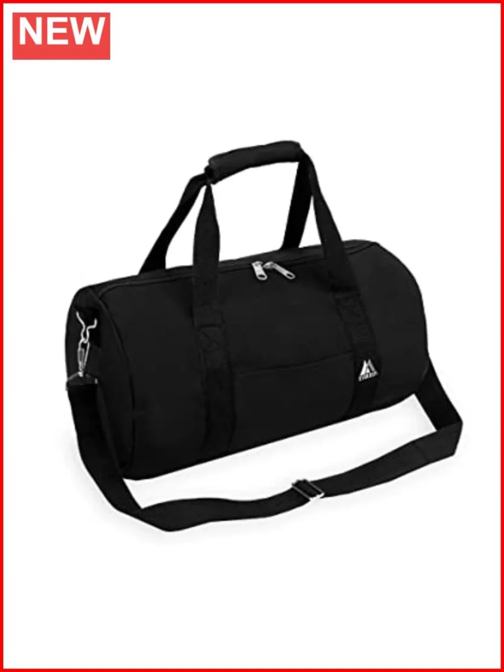30-Inch Round Duffel with Adjustable Shoulder Strap, Polyester